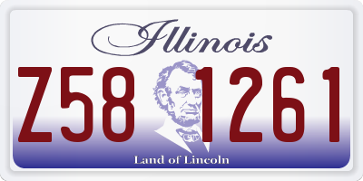 IL license plate Z581261