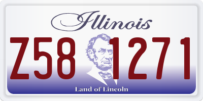IL license plate Z581271