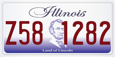 IL license plate Z581282