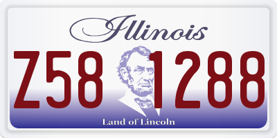 IL license plate Z581288