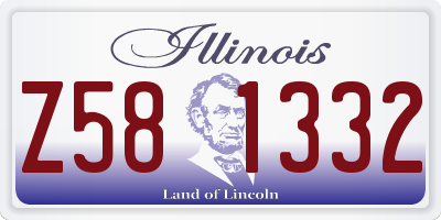 IL license plate Z581332