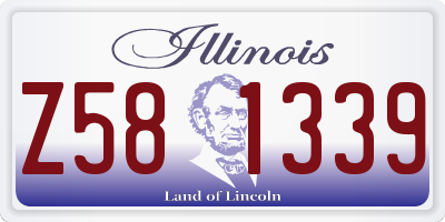 IL license plate Z581339