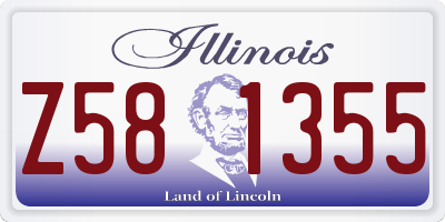 IL license plate Z581355