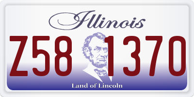 IL license plate Z581370