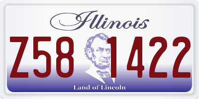 IL license plate Z581422