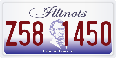 IL license plate Z581450