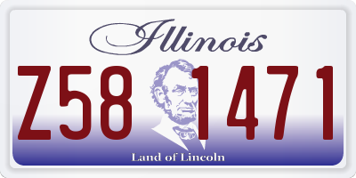 IL license plate Z581471