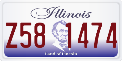 IL license plate Z581474