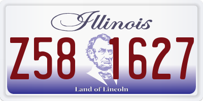 IL license plate Z581627