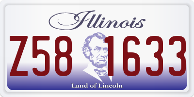 IL license plate Z581633