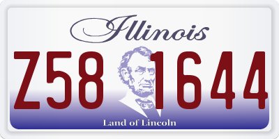 IL license plate Z581644