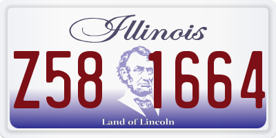 IL license plate Z581664