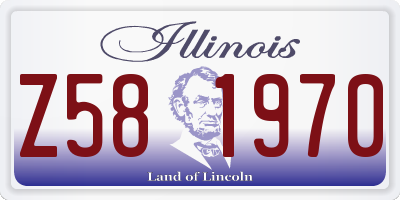 IL license plate Z581970