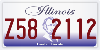 IL license plate Z582112