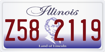 IL license plate Z582119