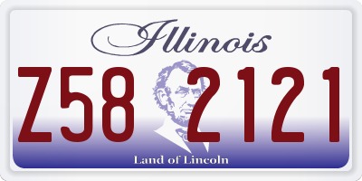 IL license plate Z582121