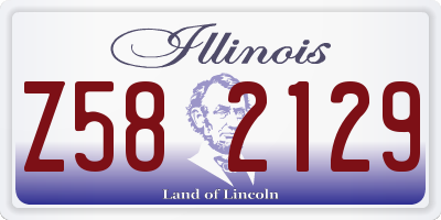 IL license plate Z582129
