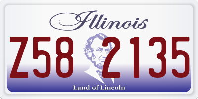 IL license plate Z582135