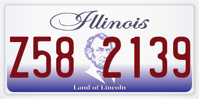 IL license plate Z582139