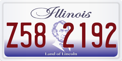 IL license plate Z582192