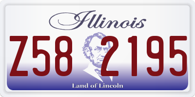 IL license plate Z582195