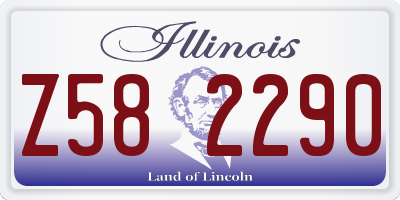 IL license plate Z582290