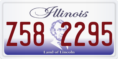IL license plate Z582295