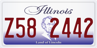 IL license plate Z582442