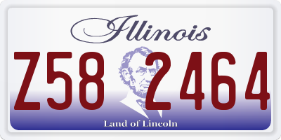 IL license plate Z582464