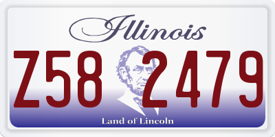 IL license plate Z582479