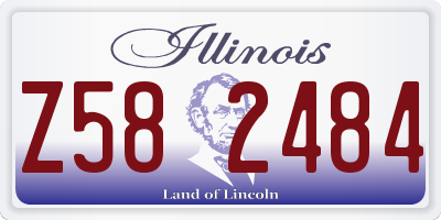 IL license plate Z582484