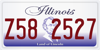 IL license plate Z582527