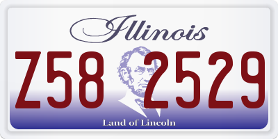 IL license plate Z582529