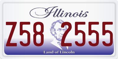 IL license plate Z582555