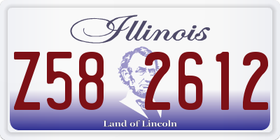 IL license plate Z582612