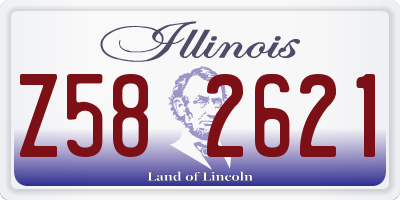 IL license plate Z582621