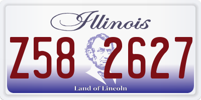IL license plate Z582627
