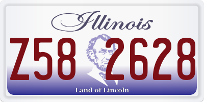 IL license plate Z582628