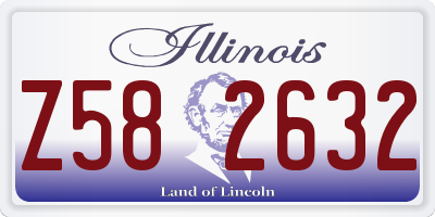 IL license plate Z582632
