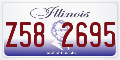 IL license plate Z582695