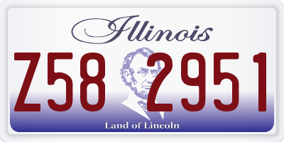 IL license plate Z582951