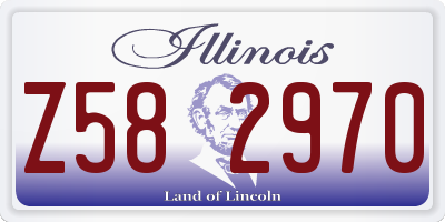 IL license plate Z582970