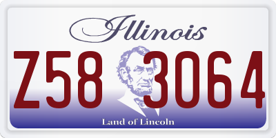 IL license plate Z583064
