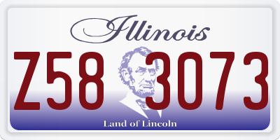 IL license plate Z583073