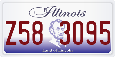 IL license plate Z583095