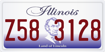IL license plate Z583128