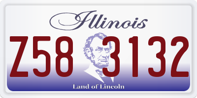 IL license plate Z583132