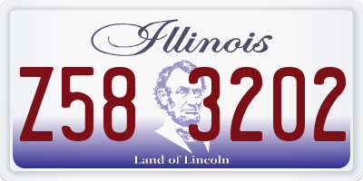 IL license plate Z583202
