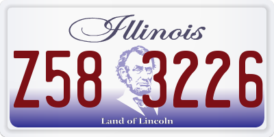 IL license plate Z583226