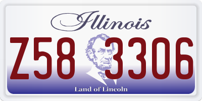 IL license plate Z583306